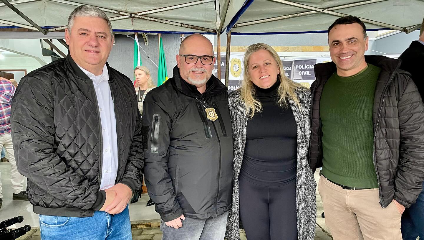NOVA SEDE DA DELEGACIA DE CIDREIRA É INAUGURADA