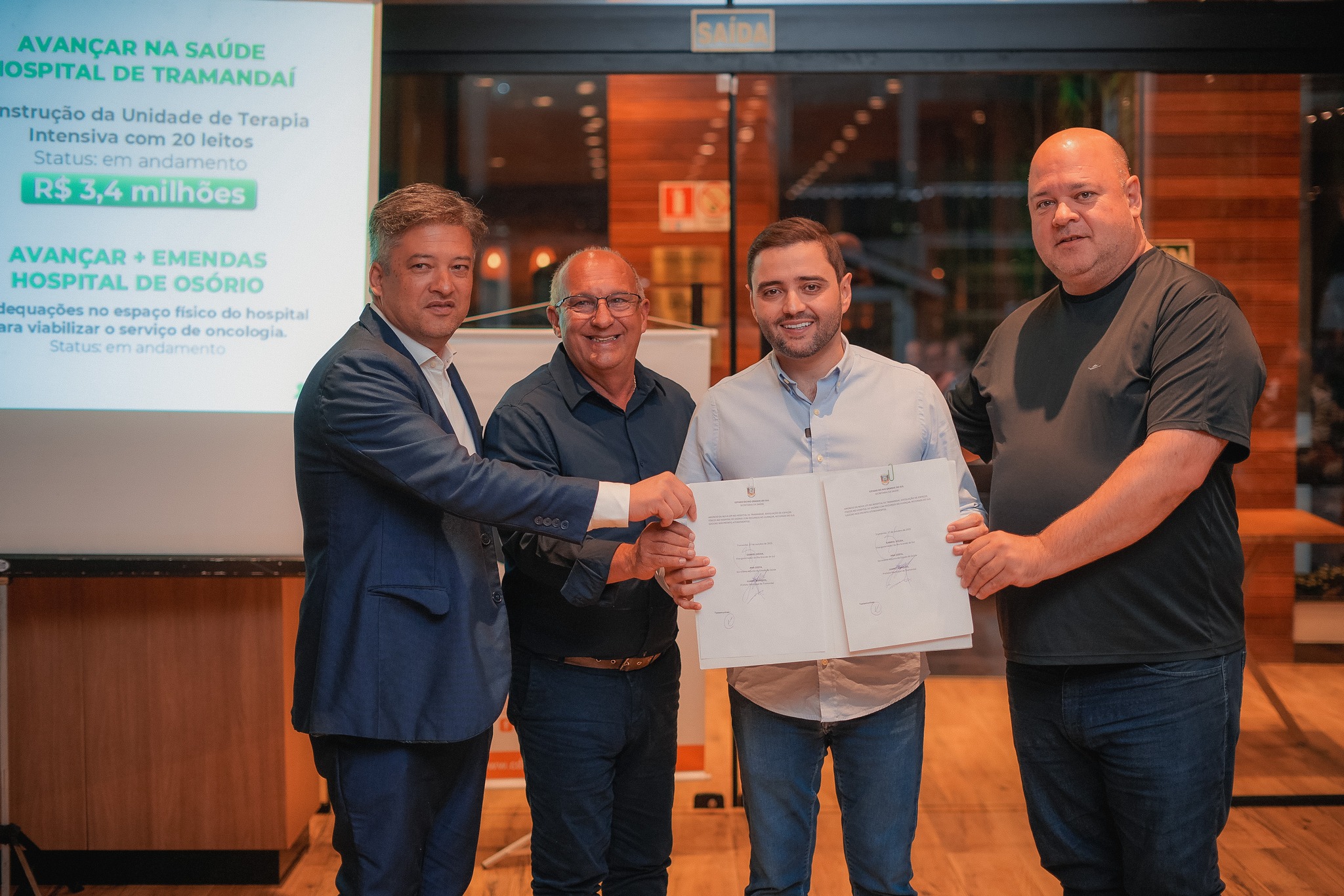 VICE-GOVERNADOR GABRIEL SOUZA ANUNCIA IMPORTANTES INVESTIMENTOS PARA TRAMANDAÍ E REGIÃO