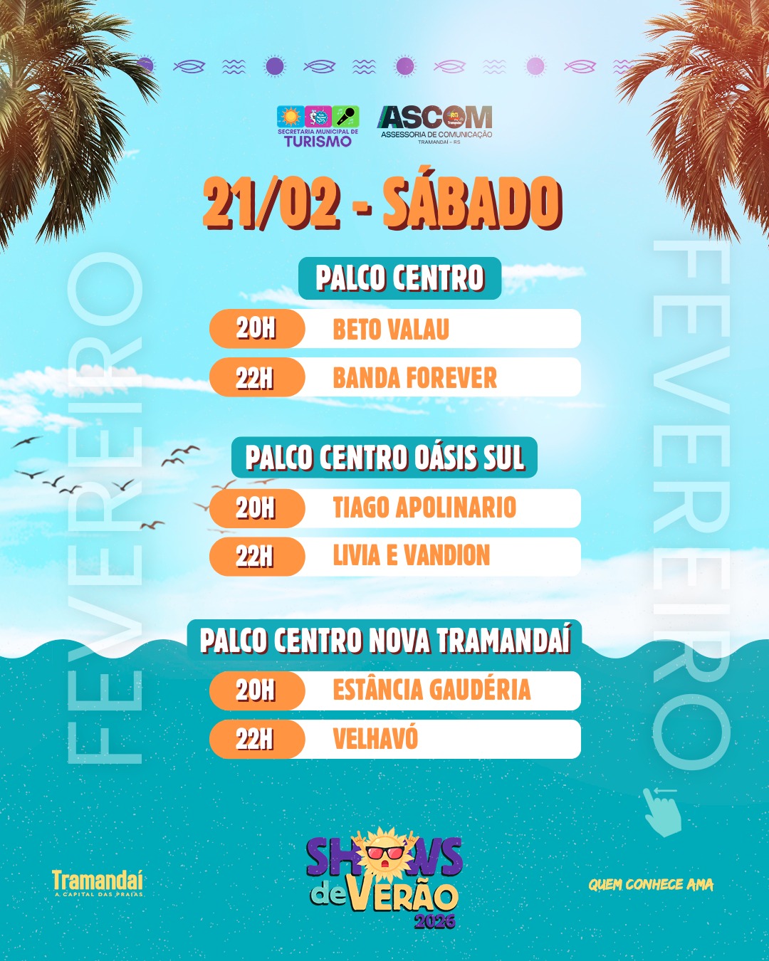 TRAMANDAÍ VIBRA AO SOM DOS SHOWS DE VERÃO! 