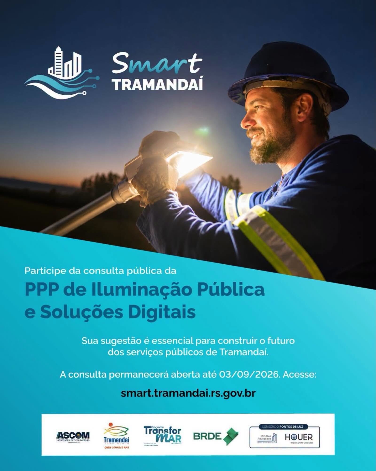 ÚLTIMOS DIAS PARA PARTICIPAR DA CONSULTA PÚBLICA DA PPP DA ILUMINAÇÃO PÚBLICA!