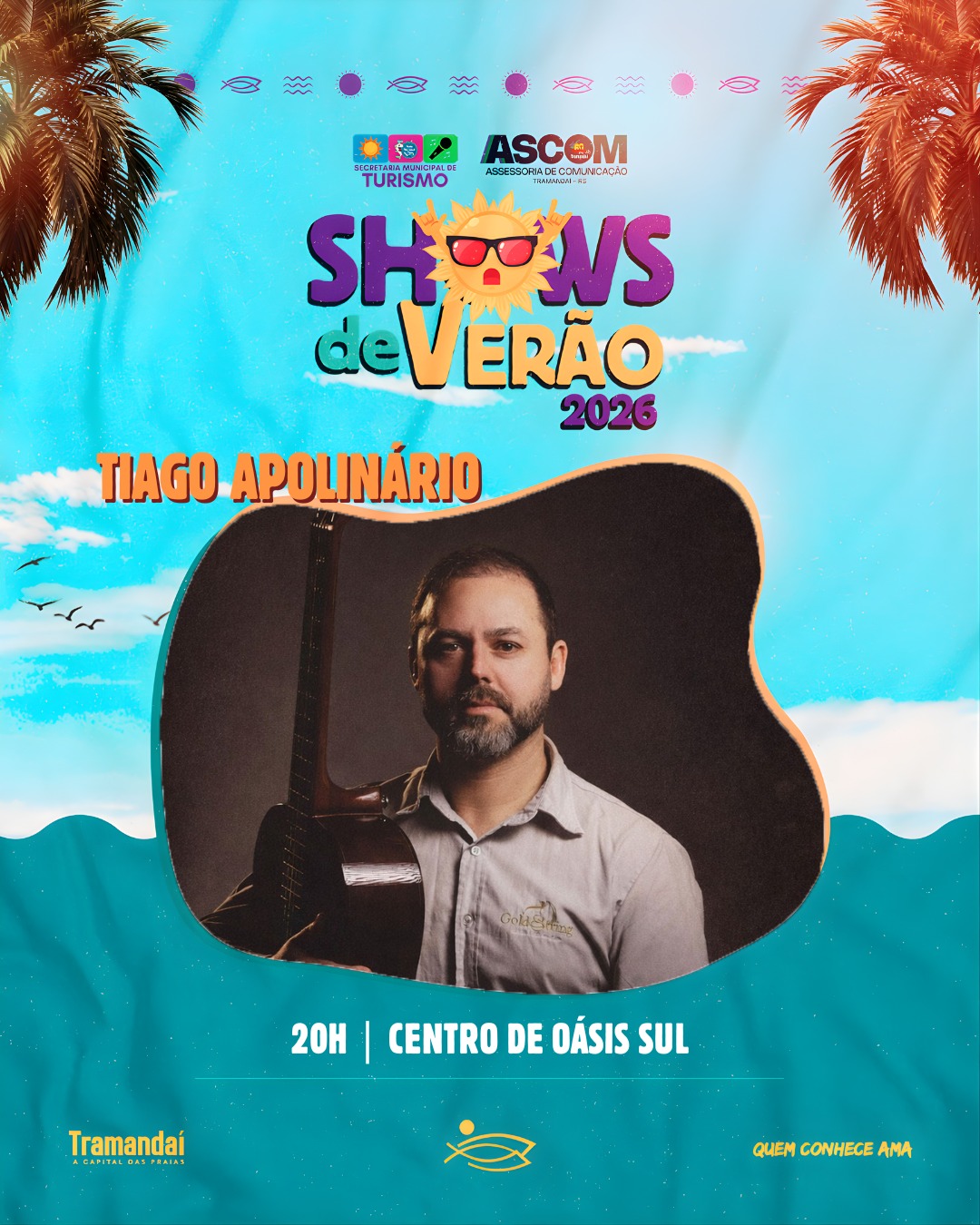 MAIS UM SÁBADO DE SHOWS DE VERÃO EM TRAMANDAÍ