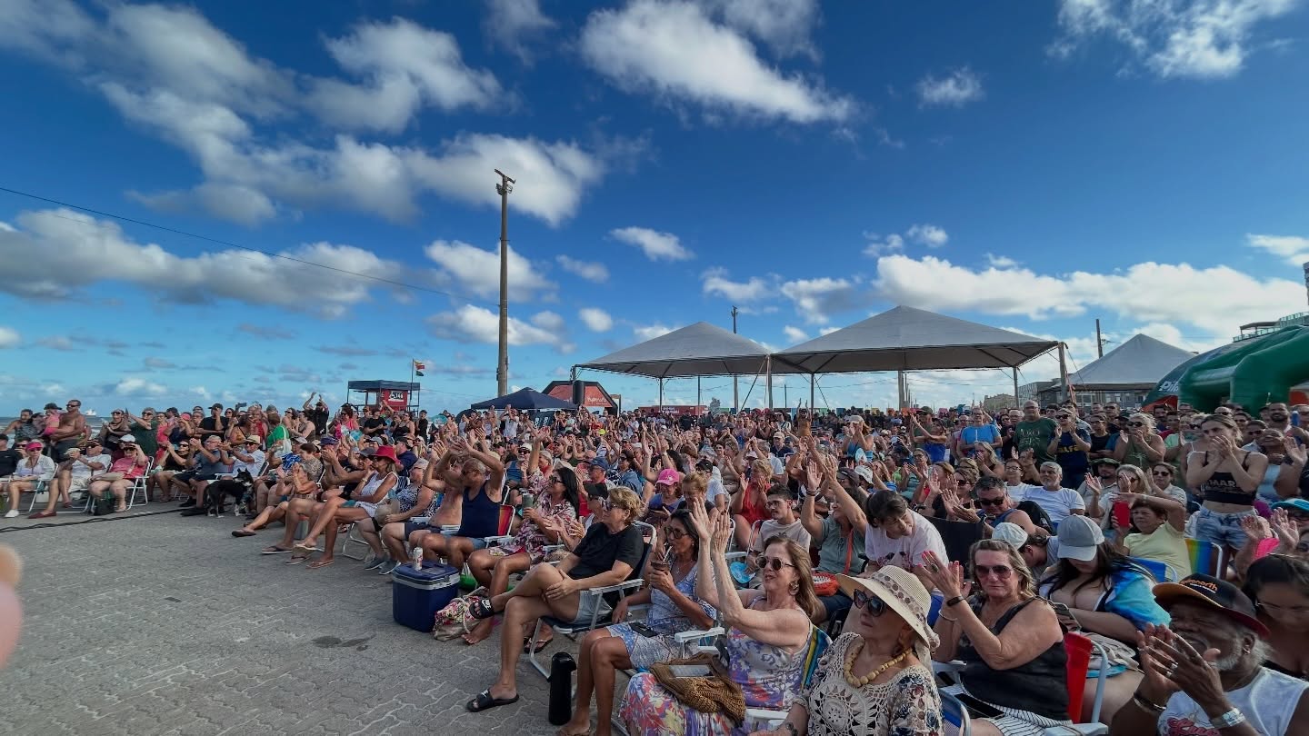 A BEIRA-MAR DE TRAMANDAÍ FOI CENÁRIO DE UM FIM DE TARDE DE MUITA CULTURA E MUSICA BOA!