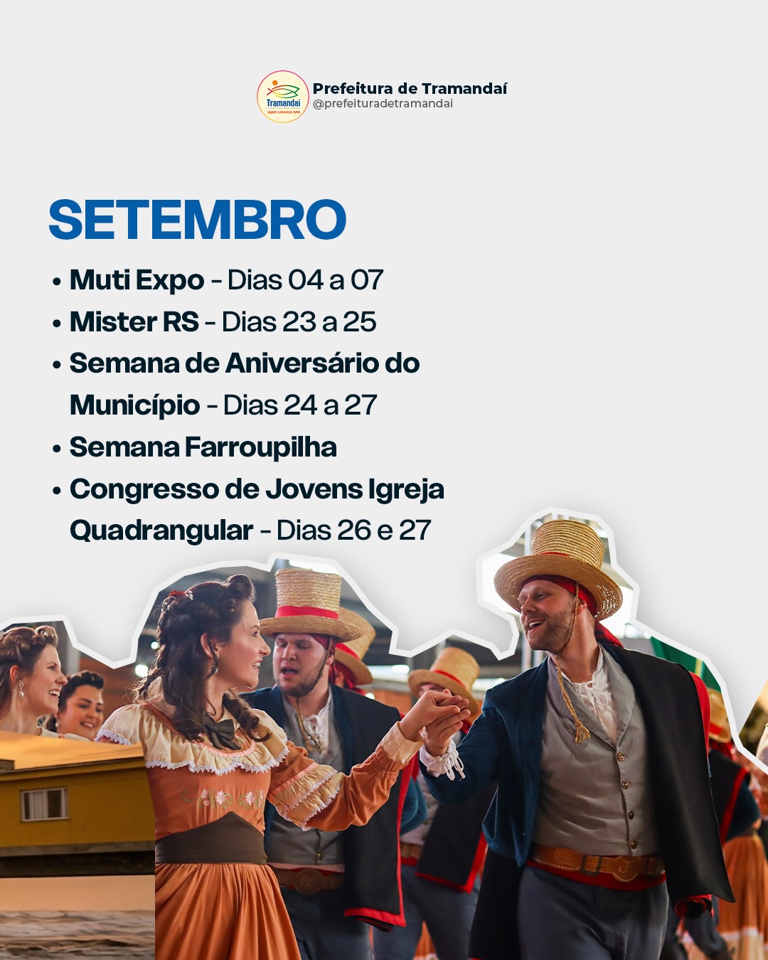 Tramandaí segue com uma agenda cheia de grandes eventos até o fim do ano!