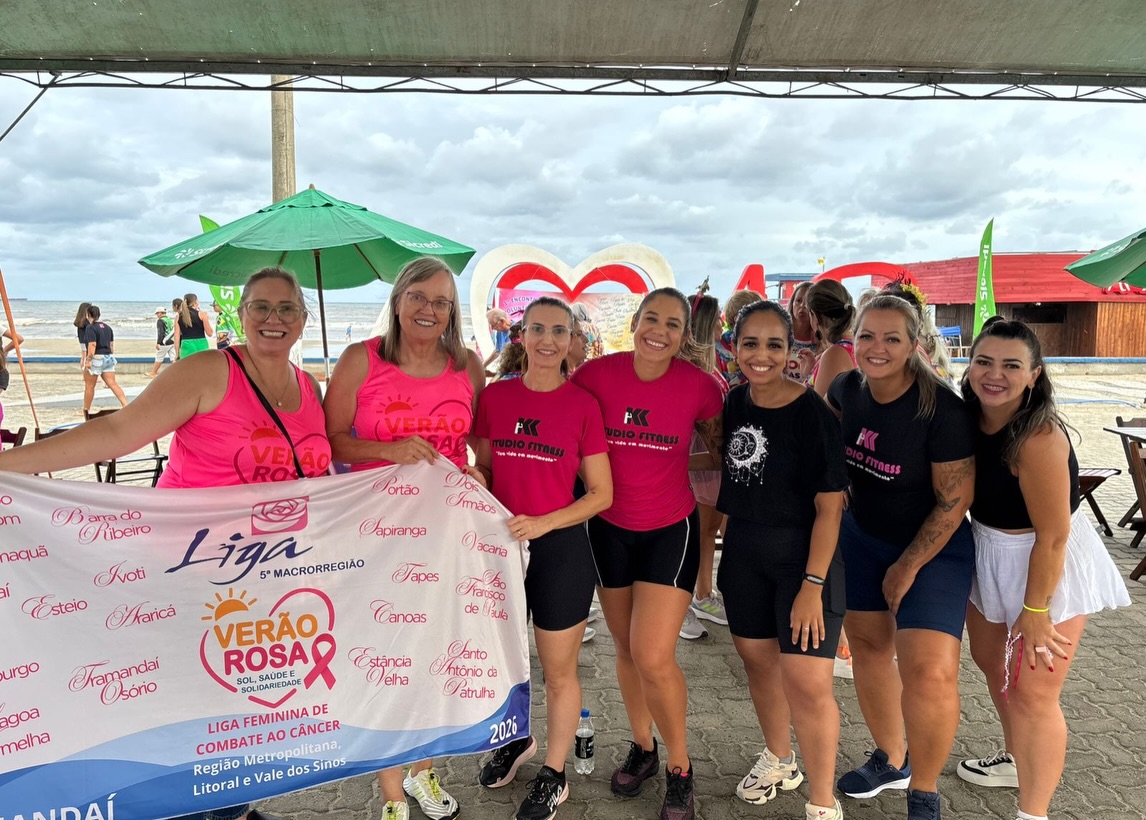 VERÃO ROSA FORTALECE CONSCIENTIZAÇÃO, SAÚDE E SOLIDARIEDADE EM TRAMANDAÍ