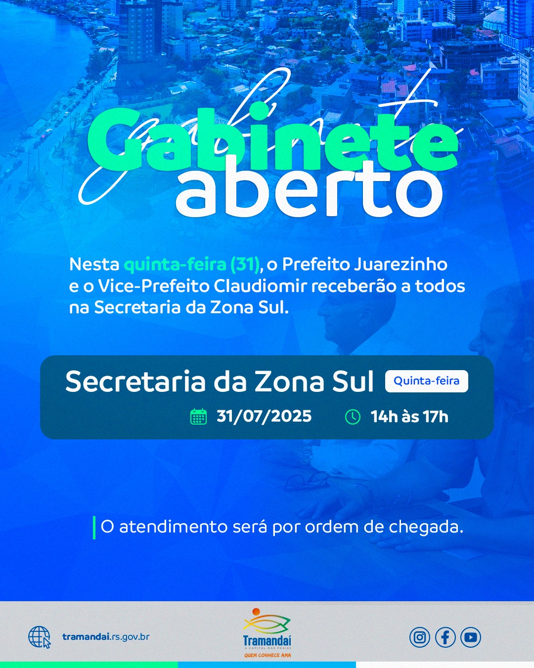 ATENÇÃO, MORADORES DA ZONA SUL!