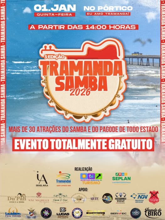 VEM AÍ O TRAMANDA SAMBA 2026! 