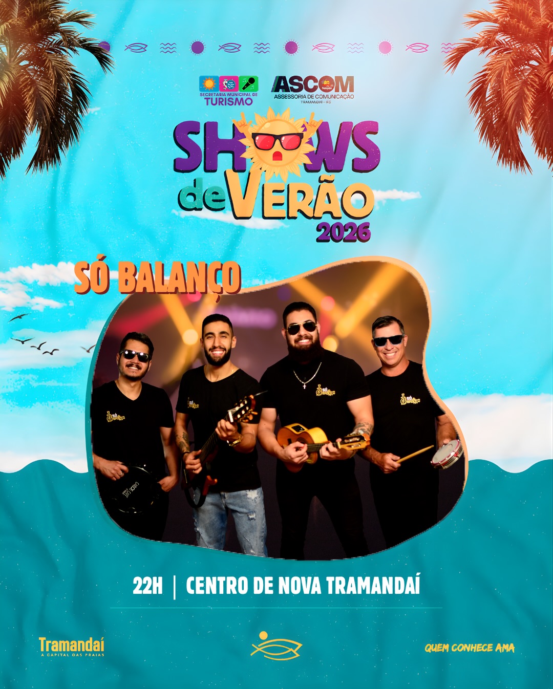 SHOWS DE VERÃO 2026 EM TRAMANDAÍ 