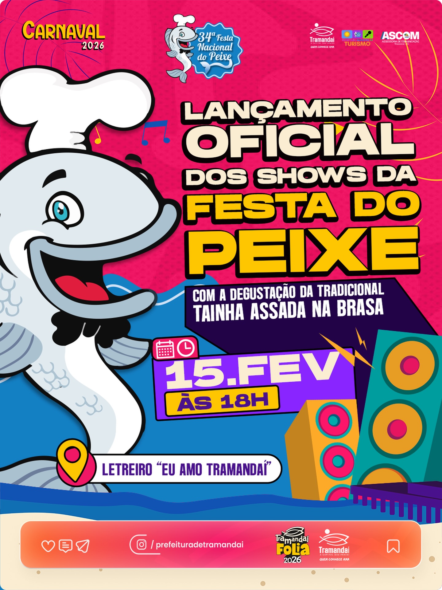 TRAMANDAÍ ENTRA NO CLIMA DA FESTA NACIONAL DO PEIXE! 