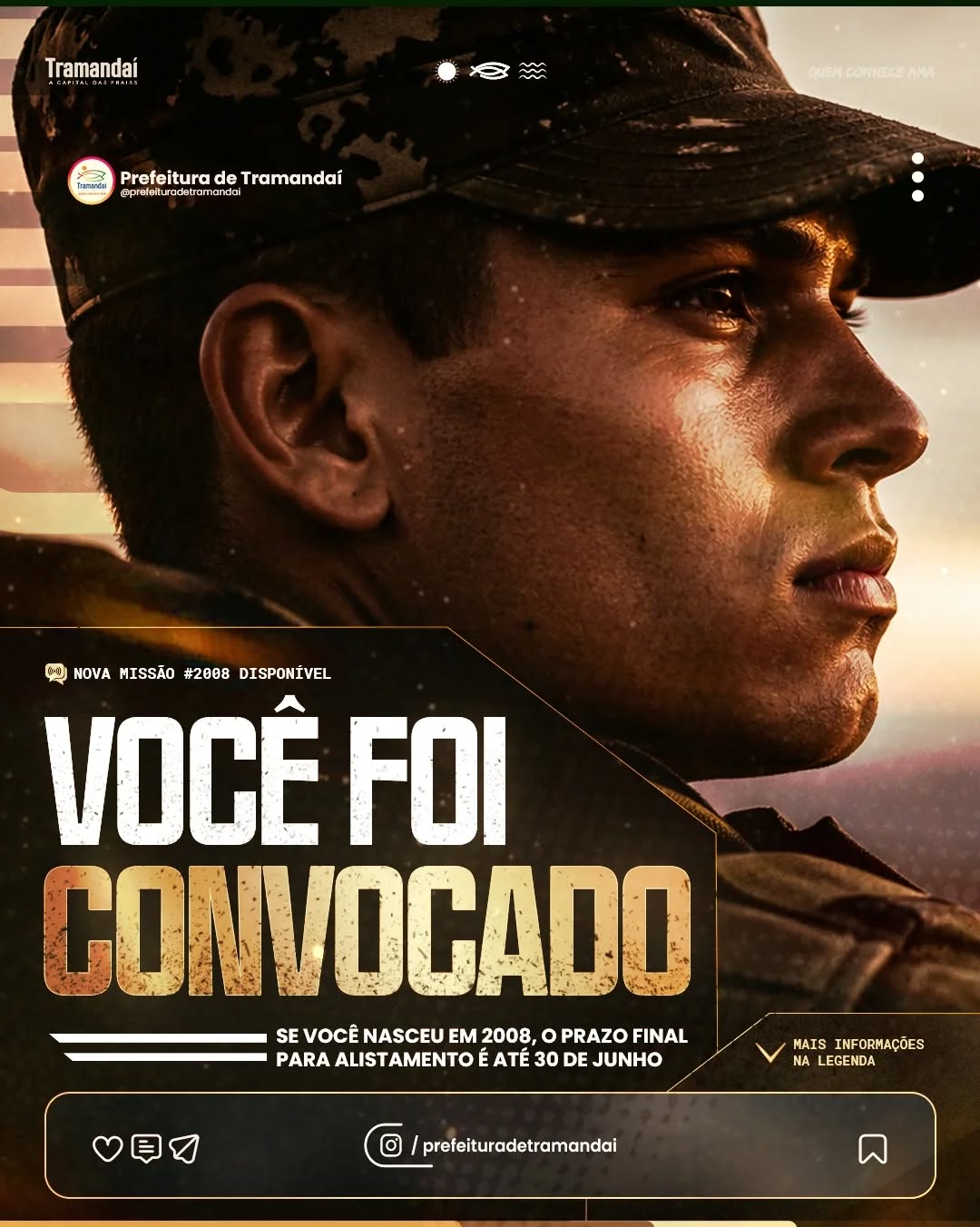 O prazo para o alistamento militar obrigatório já está em andamento e segue até o dia 30 de junho.