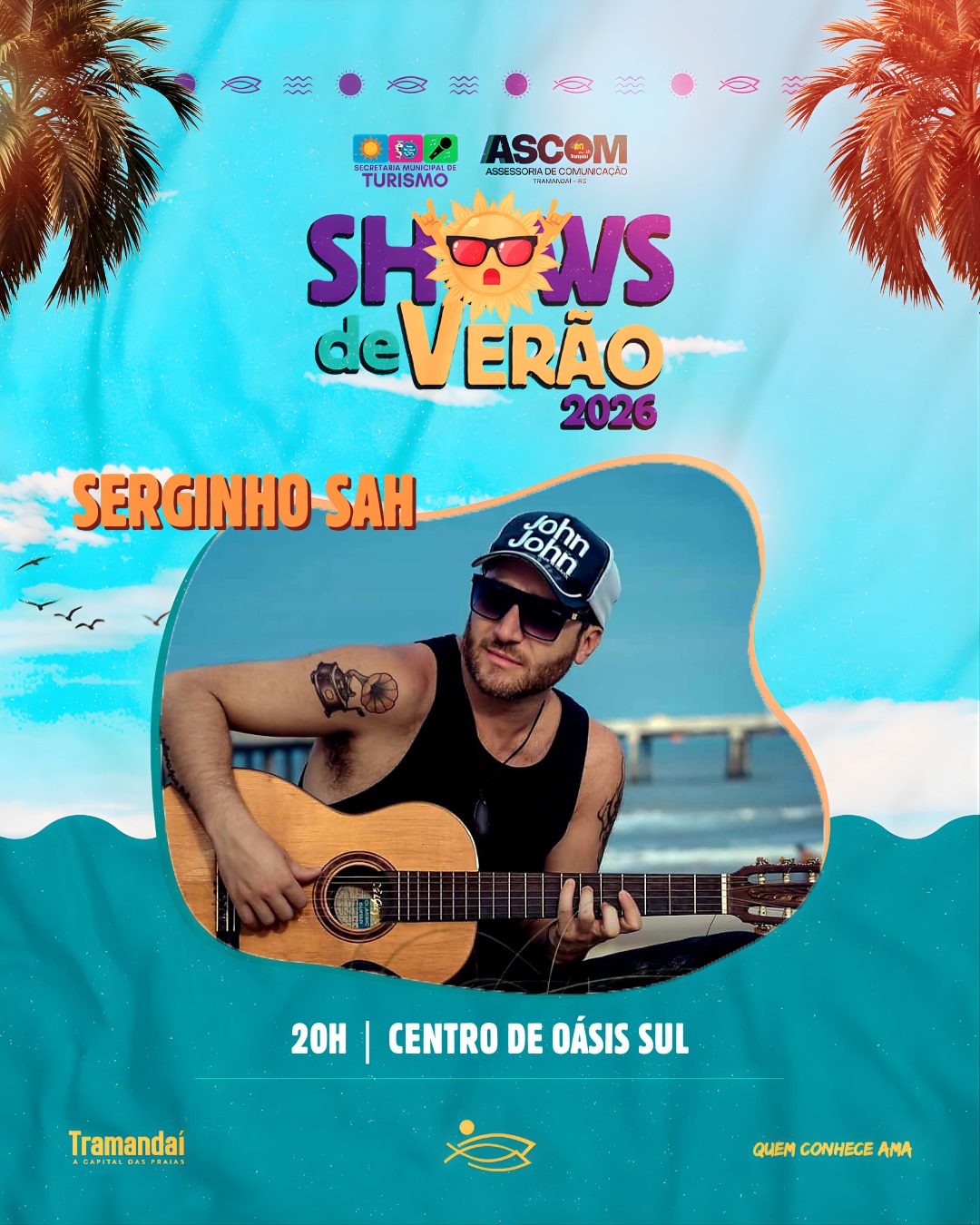 MAIS UM SÁBADO DE SHOWS DE VERÃO EM TRAMANDAÍ