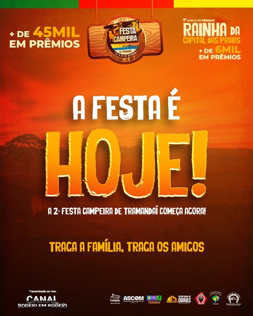É HOJE! 