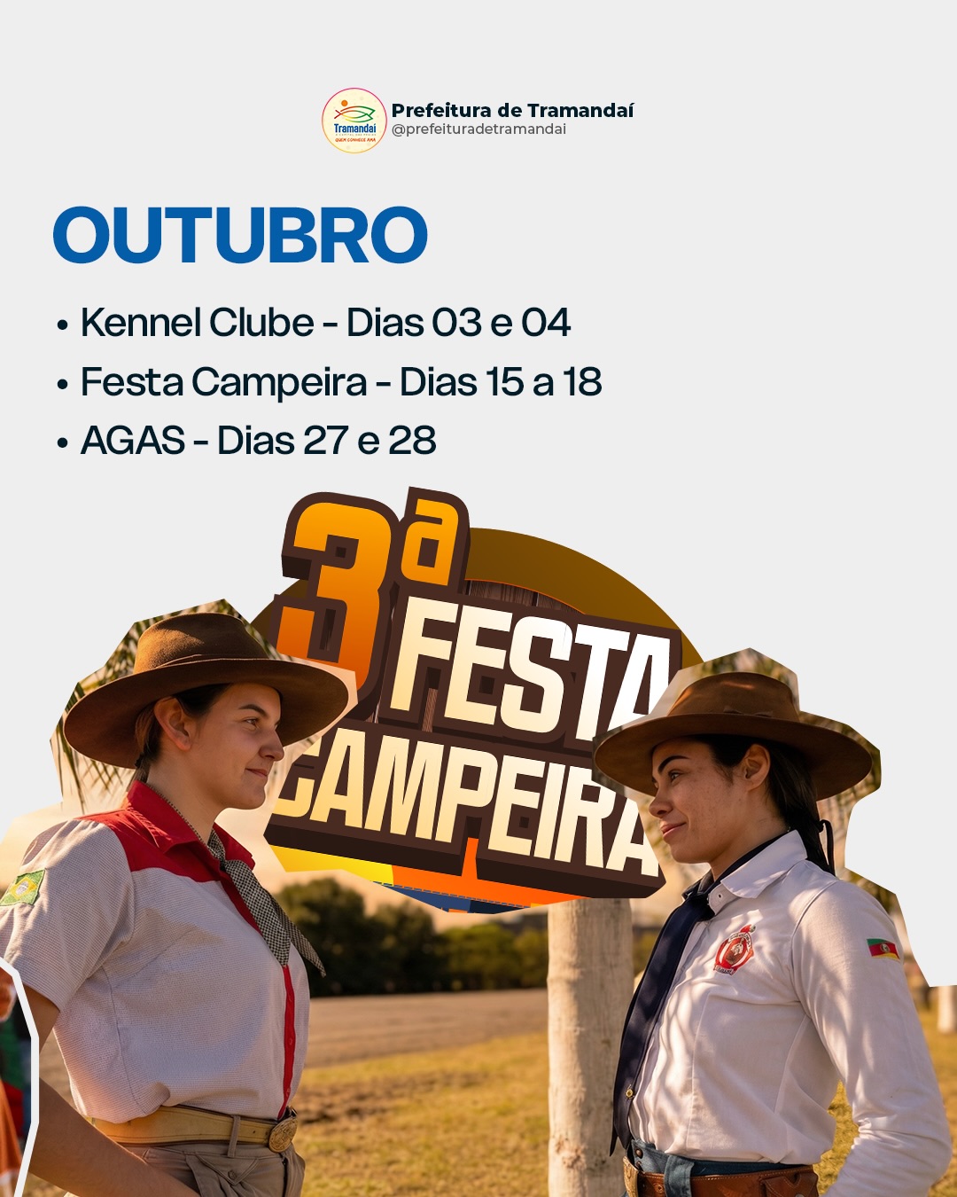 Tramandaí segue com uma agenda cheia de grandes eventos até o fim do ano!