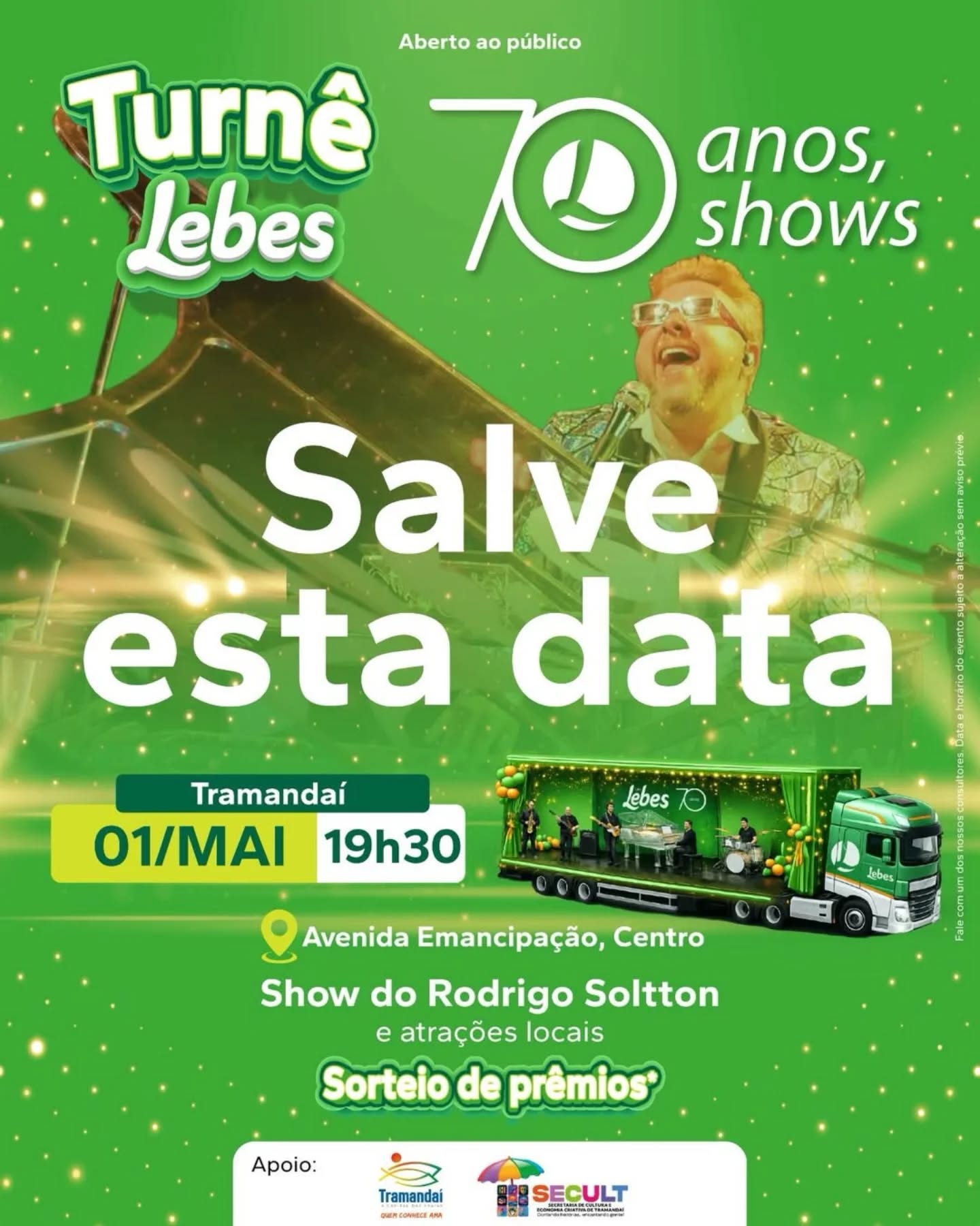 Tramandaí vai viver uma noite especial de comemoração!
