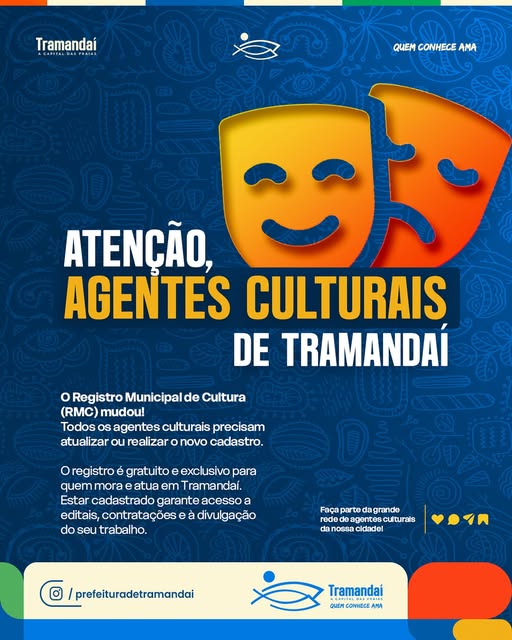 ATENÇÃO, AGENTES CULTURAIS DE TRAMANDAÍ!