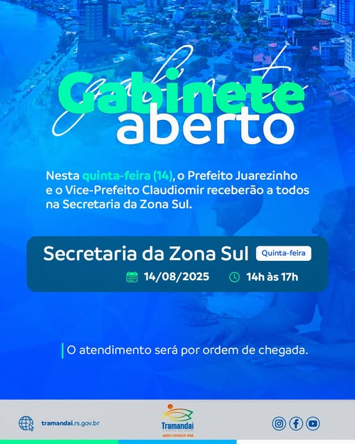 GABINETE ABERTO NA ZONA SUL