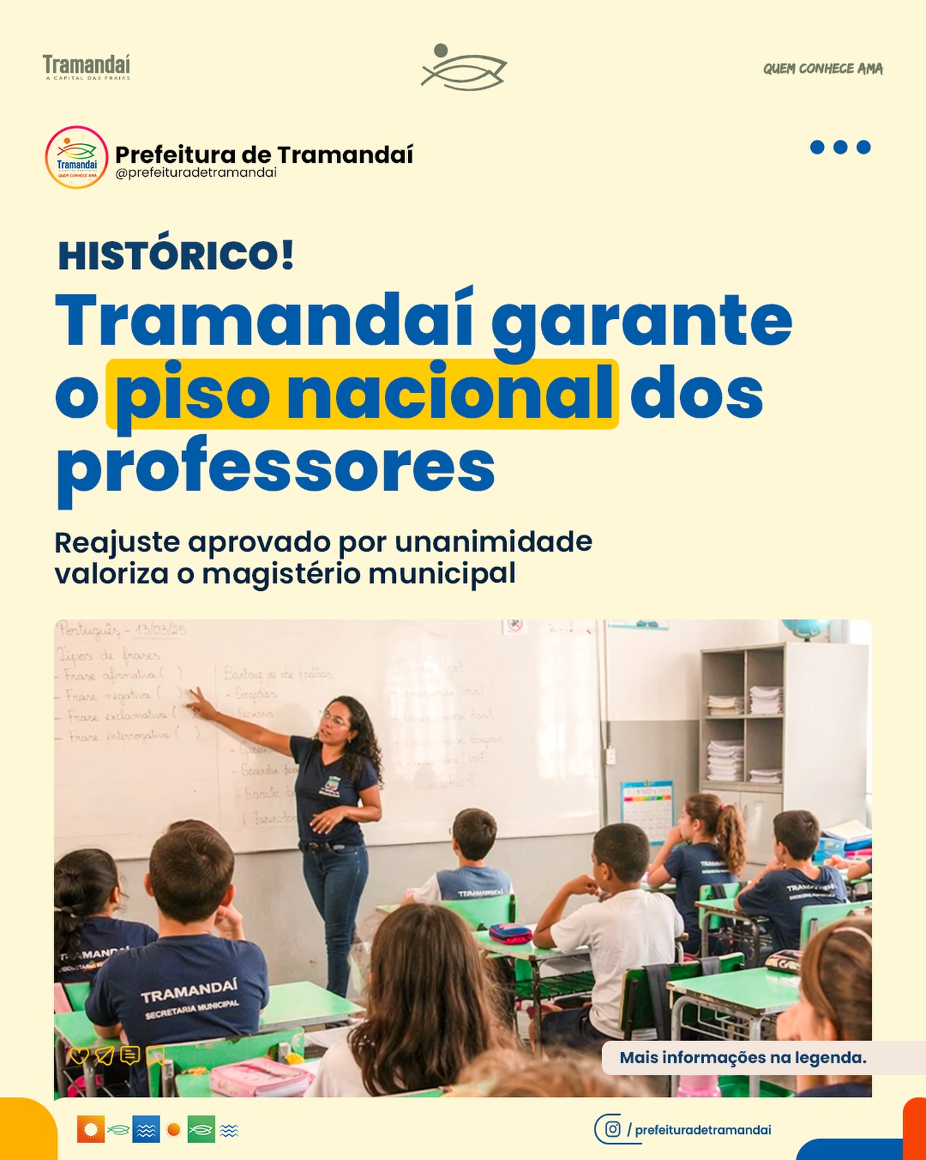O projeto, enviado pelo Executivo Municipal, contou com um esforço coordenado entre a prefeitura e vereadores. A tramitação célere foi fundamental para que o reajuste saísse do papel, demonstrando a sensibilidade dos vereadores diante da importância da educação básica.