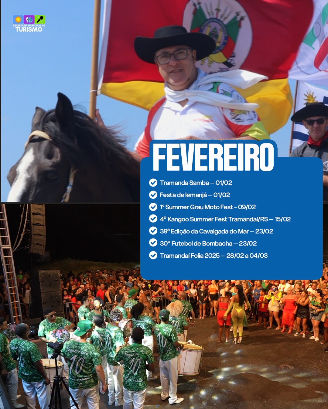 12 MESES DE EVENTOS, CULTURA E MOMENTOS HISTÓRICOS EM TRAMANDAÍ 