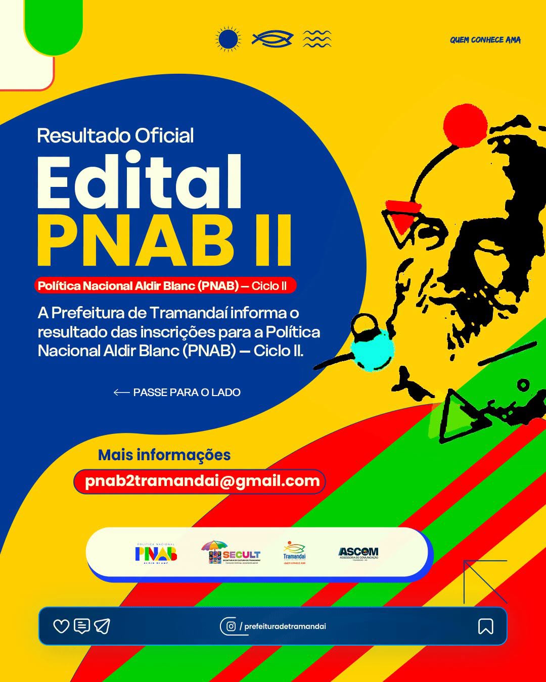 A Prefeitura de Tramandaí, através da Secretaria de Cultura e Economia Criativa, divulga o Resultado Oficial das inscrições da Política Nacional Aldir Blanc (PNAB) – Ciclo II.
