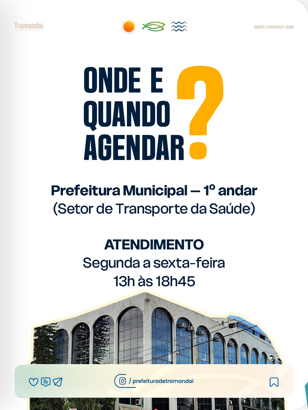 TRANSPORTE DA SAÚDE | ATENÇÃO AOS AGENDAMENTOS