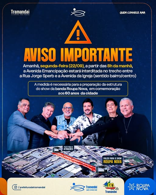 ATENÇÃO, TRAMANDAÍ! 