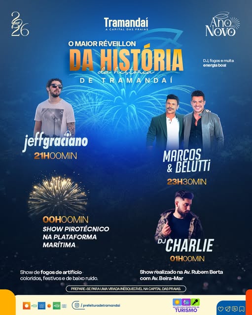 TRAMANDAÍ PREPARA O MAIOR RÉVEILLON DA SUA HISTÓRIA! 