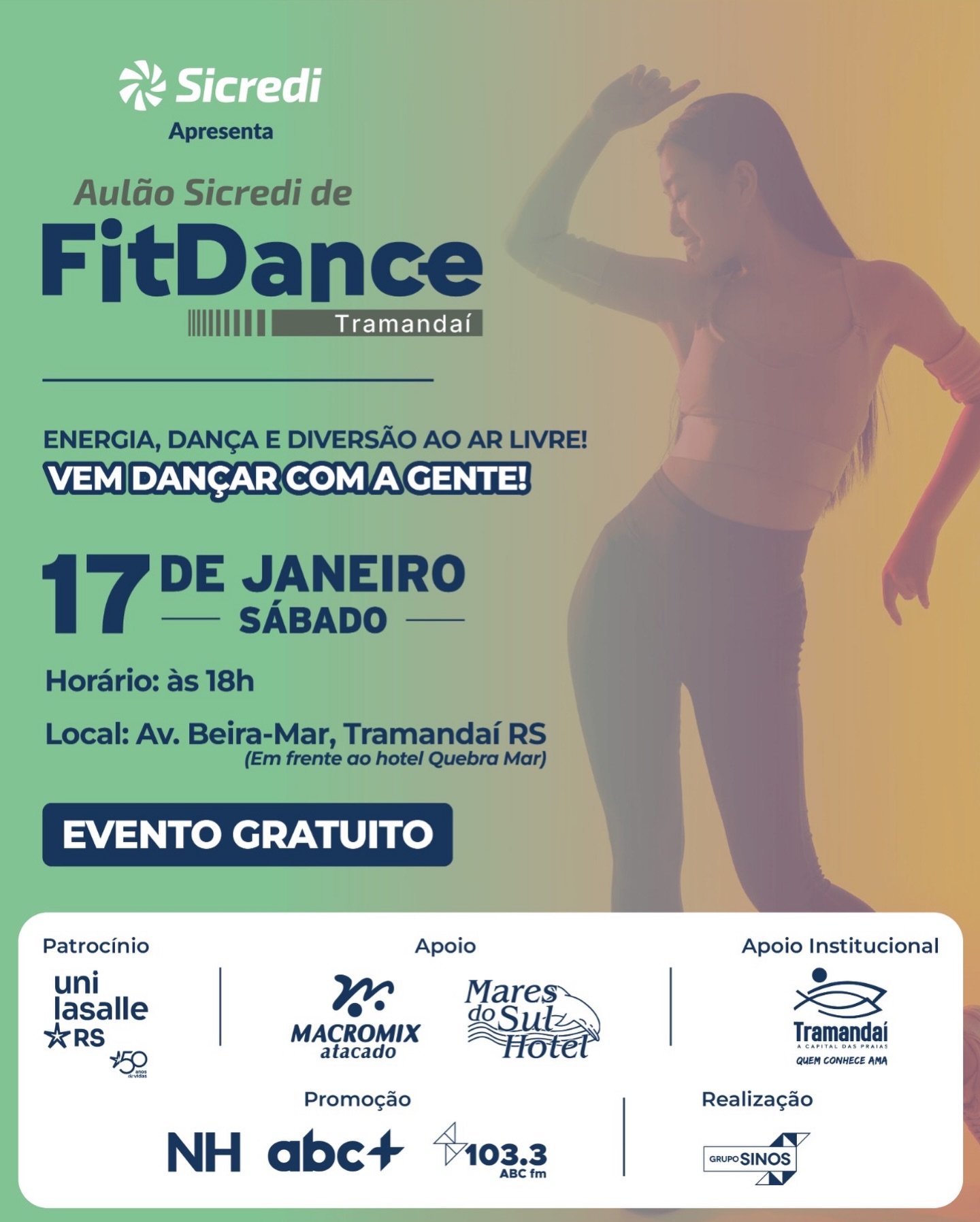 AULÃO DE FITDANCE EM TRAMANDAÍ! 