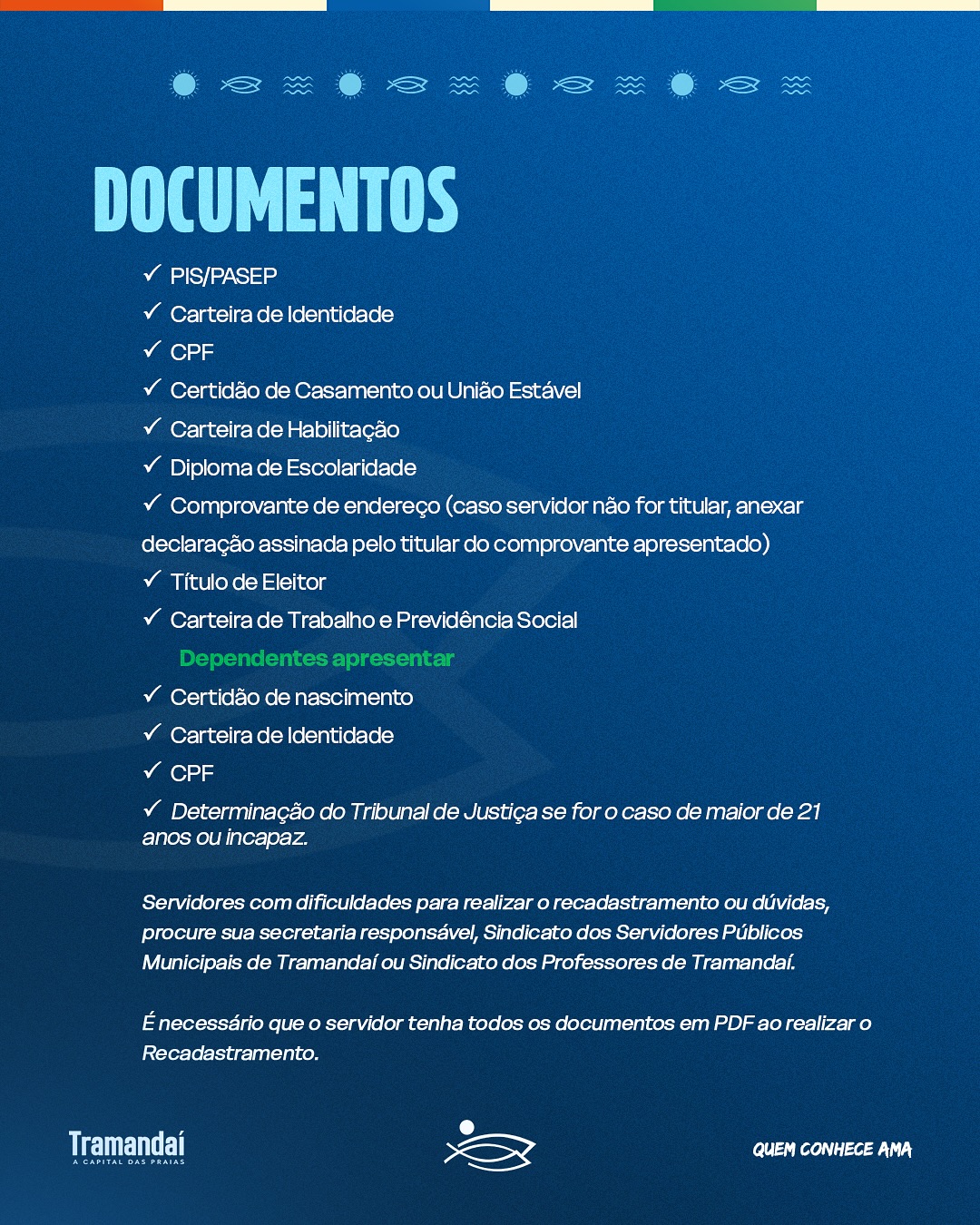 ATENÇÃO, SERVIDORES PÚBLICOS ATIVOS DE TRAMANDAÍ!