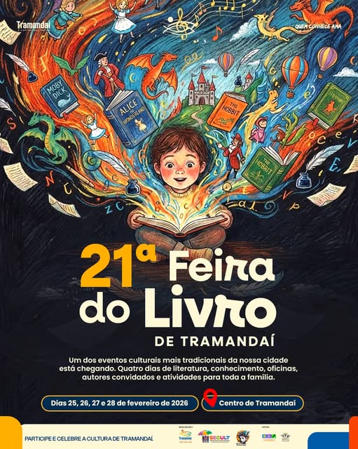 A MAGIA DA LEITURA VAI TOMAR CONTA DE TRAMANDAÍ! 