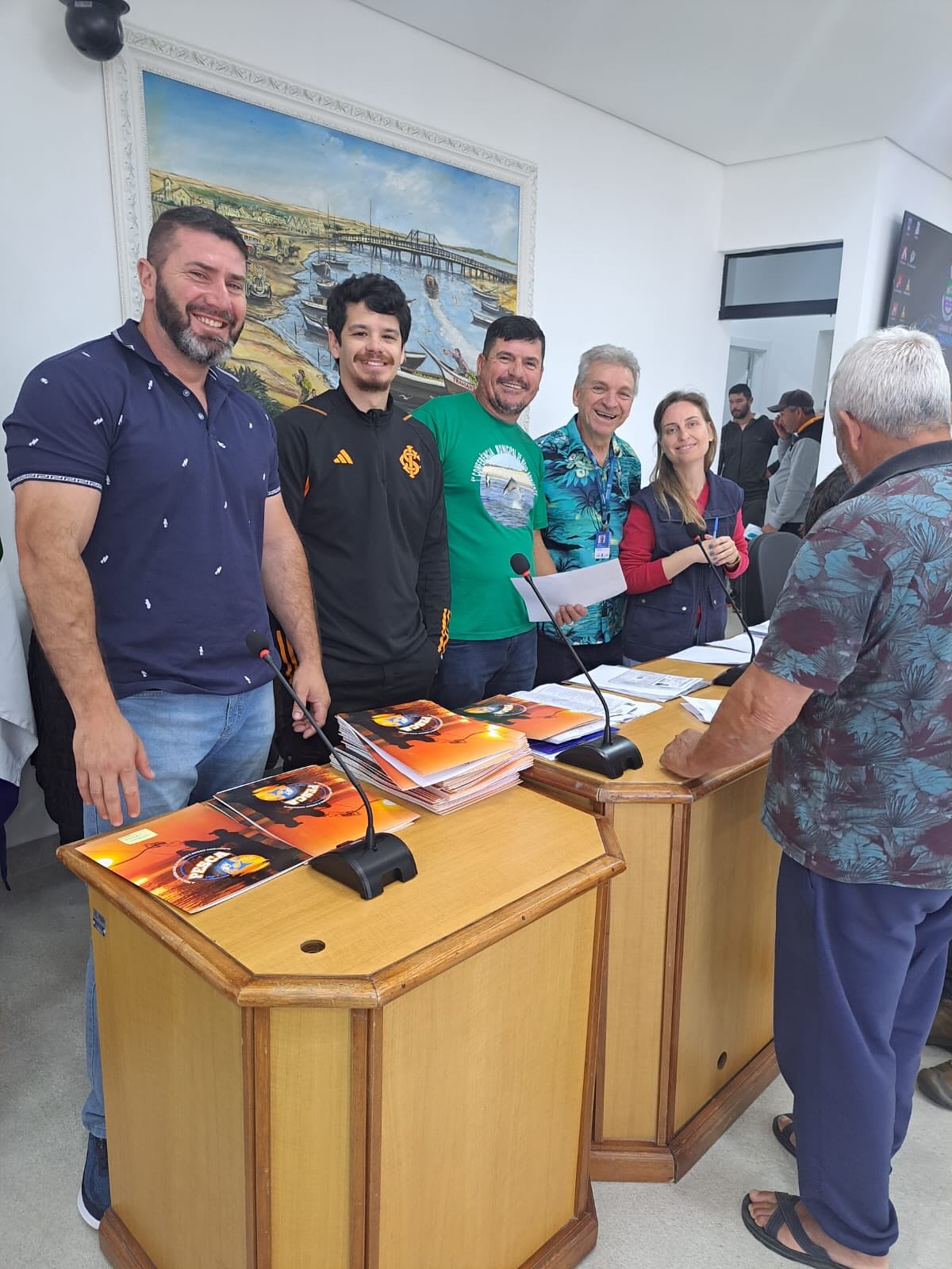 REUNIÃO SOBRE AUTOMONITORAMENTO DA PESCA DO BAGRE É REALIZADA EM TRAMANDAÍ