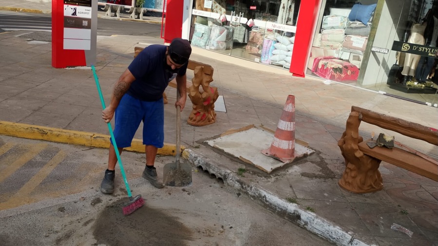CUIDADO COM A CIDADE: SECRETARIA DE OBRAS AVANÇA COM AÇÕES DE MANUTENÇÃO POR TODA TRAMANDAÍ