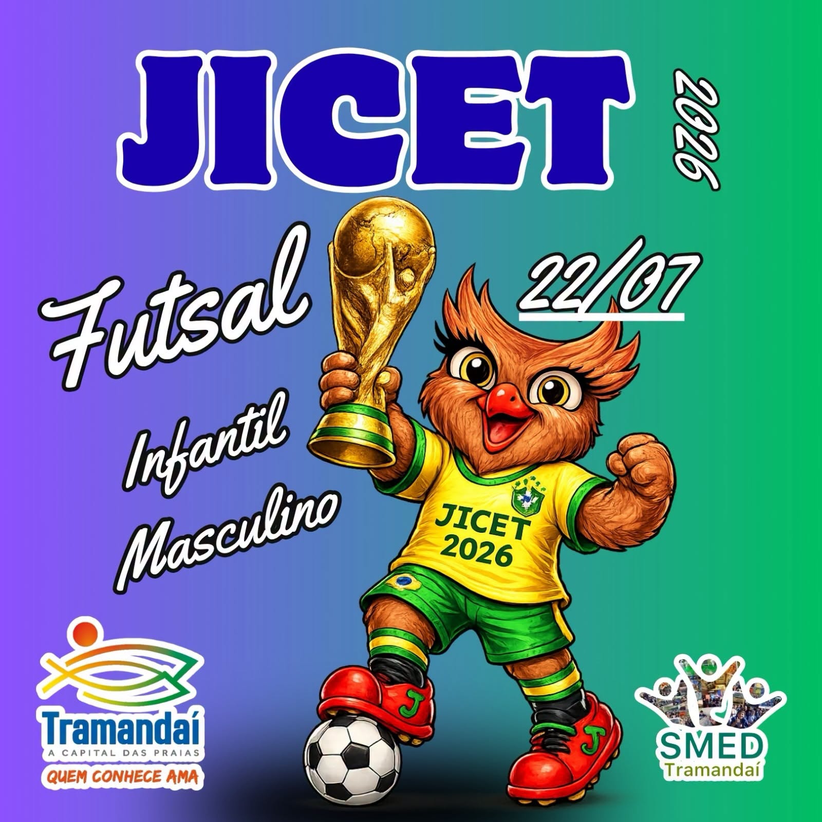 Nesta terça-feira (22), o Ginásio da Zona Sul recebeu mais uma etapa dos Jogos da Comunidade Escolar de Tramandaí (JICET), reunindo 16 equipes das redes municipal, estadual e privada de ensino.