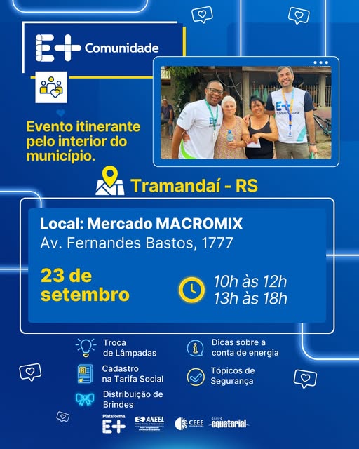 E+ COMUNIDADE EM TRAMANDAÍ