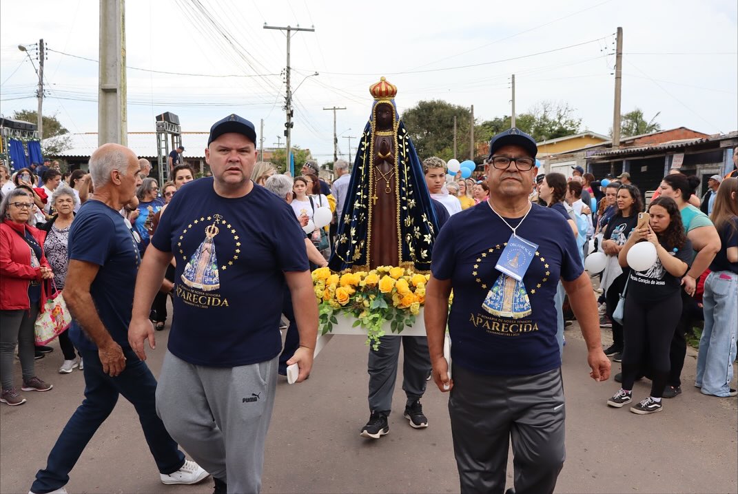FÉ E DEVOÇÃO MARCAM A 2ª ROMARIA DE NOSSA SENHORA APARECIDA EM TRAMANDAÍ 