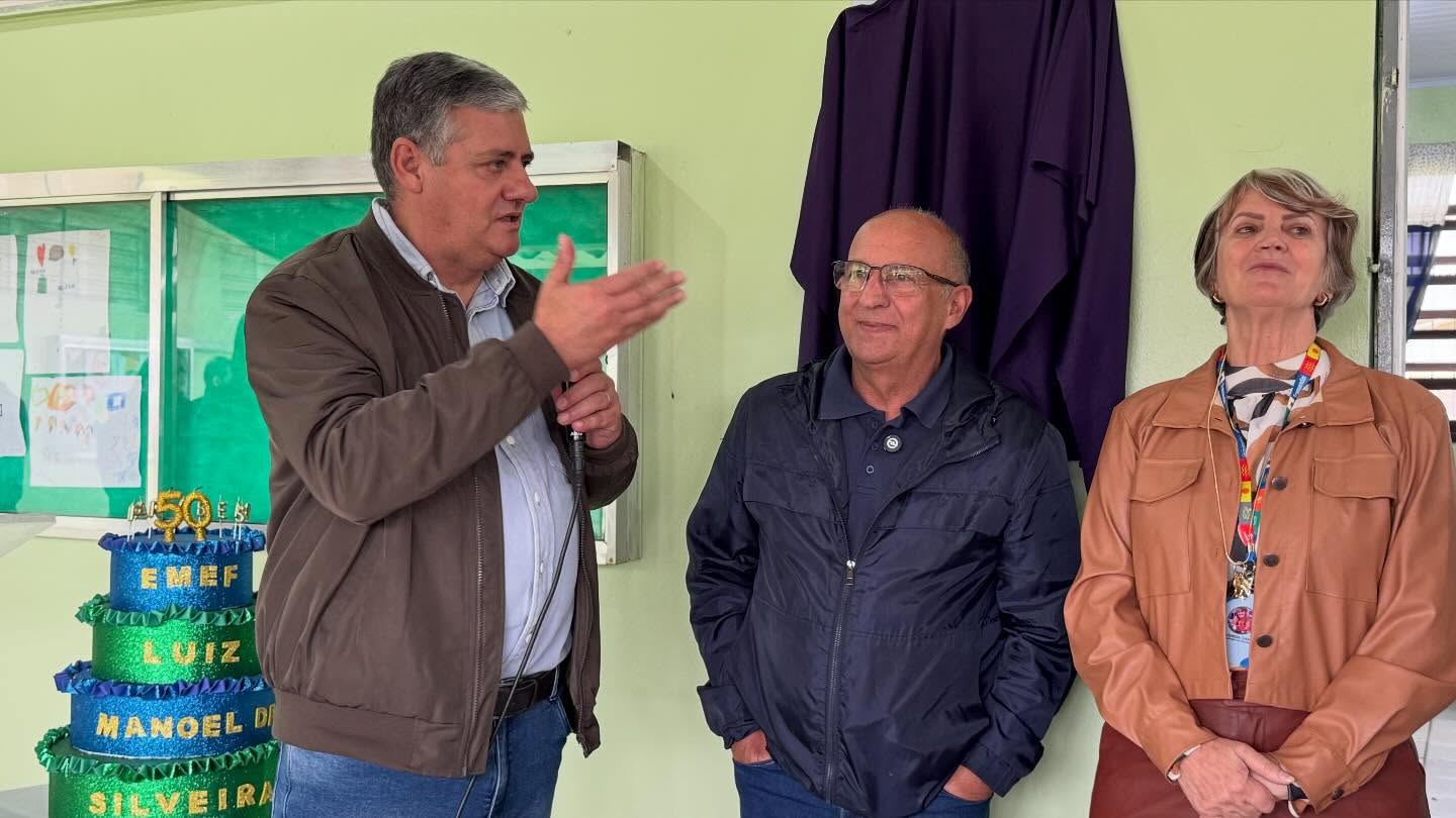 ENTREGA DA OBRA DE EXPANSÃO E REVITALIZAÇÃO DA EMEF LUIZ MANOEL DA SILVEIRA!