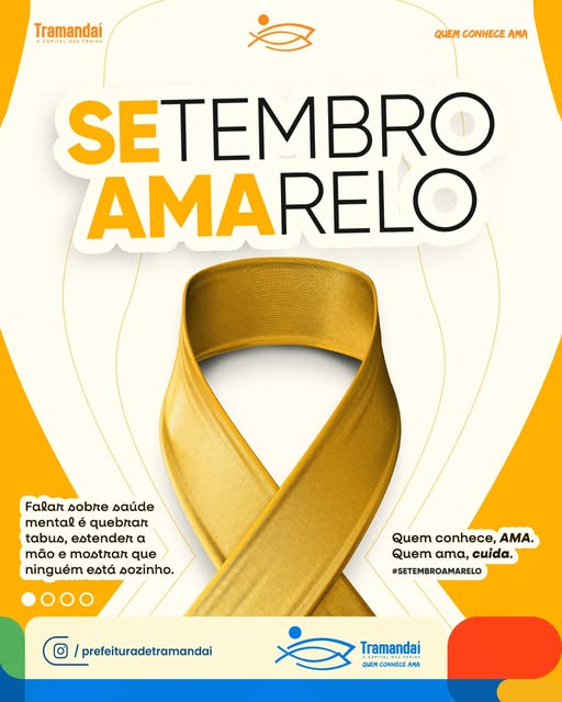 SETEMBRO AMARELO: MÊS DE PREVENÇÃO AO SUICÍDIO