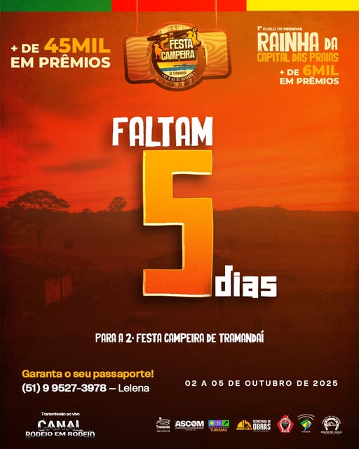 FALTAM 5 DIAS! 