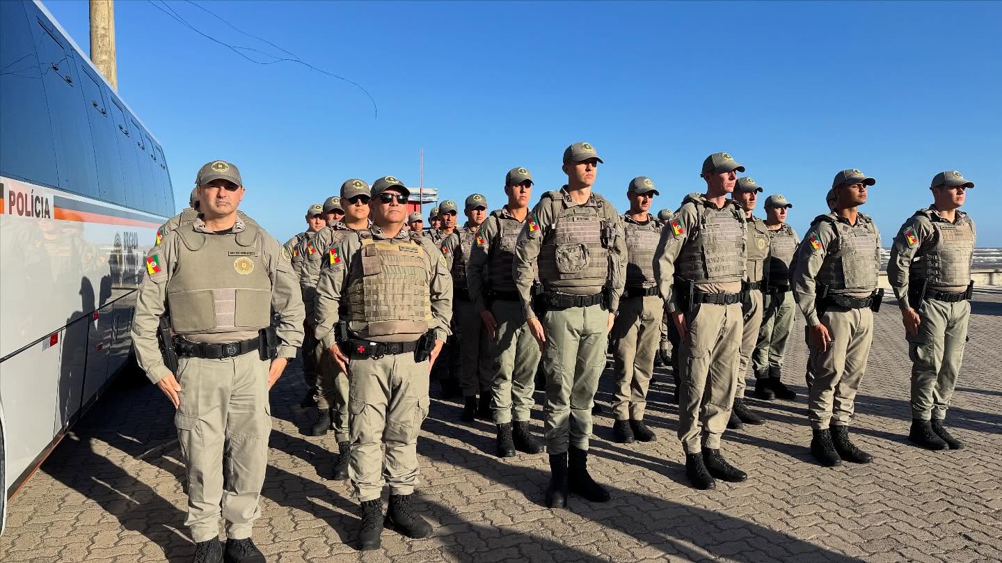 TRAMANDAÍ RECEBE 42 NOVOS SOLDADOS DA BRIGADA MILITAR