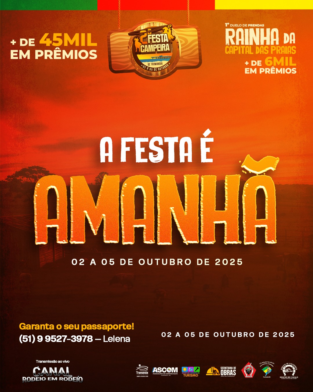 É AMANHÃ! 