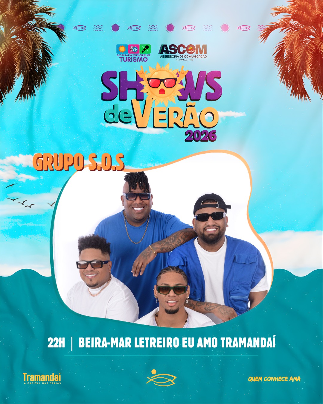 MAIS UM SÁBADO DE SHOWS DE VERÃO EM TRAMANDAÍ
