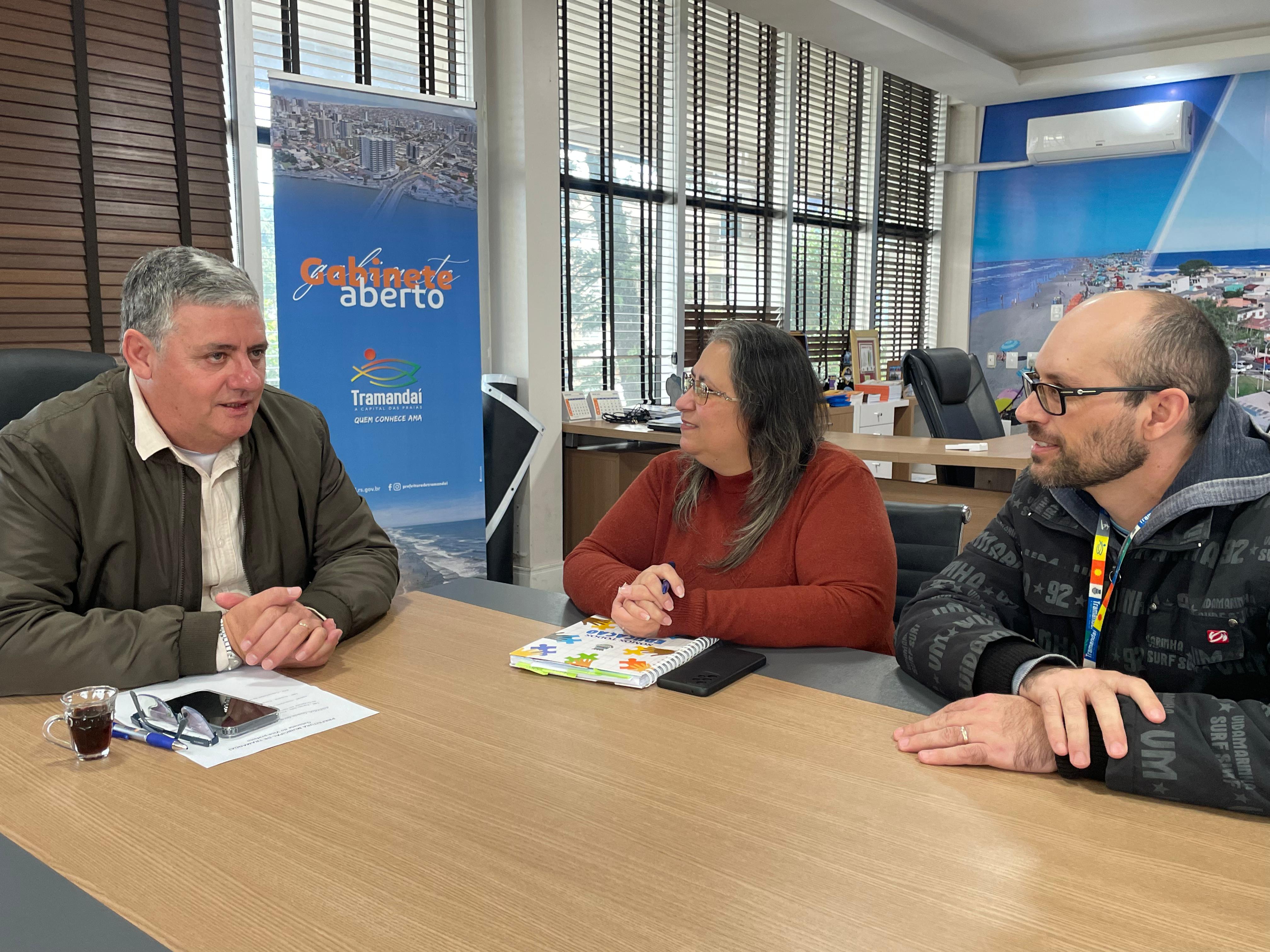 CME DE TRAMANDAÍ REALIZA REUNIÃO COM PREFEITO EM EXERCÍCIO