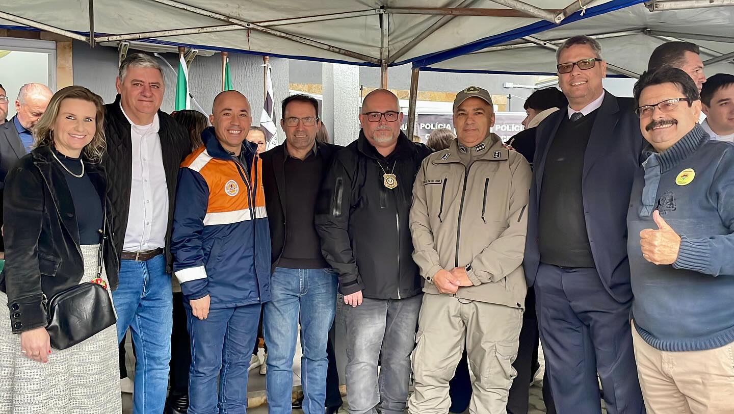 NOVA SEDE DA DELEGACIA DE CIDREIRA É INAUGURADA