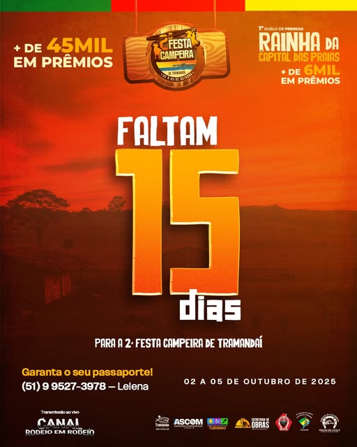 FALTAM 15 DIAS! 