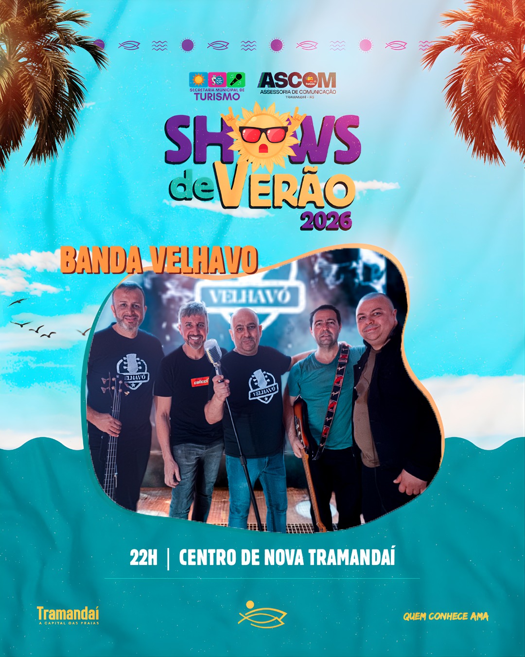 MAIS UM SÁBADO DE SHOWS DE VERÃO EM TRAMANDAÍ