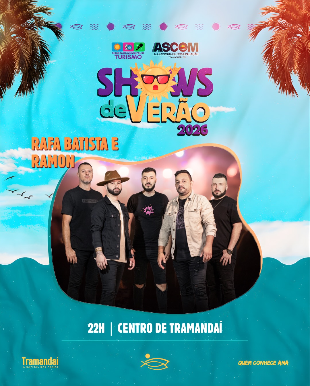 SHOWS DE VERÃO 2026 EM TRAMANDAÍ 