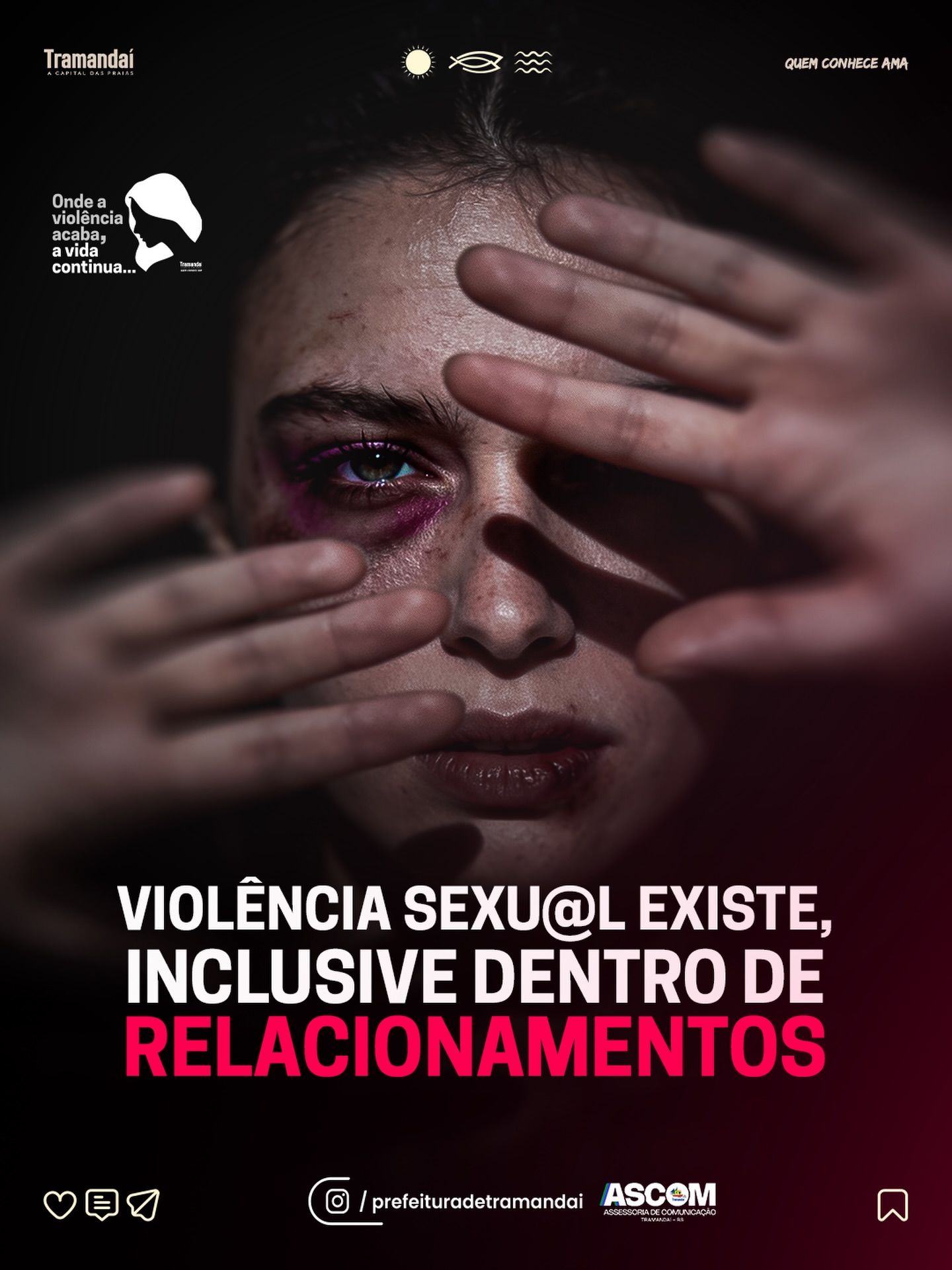 ONDE HÁ VIOLÊNCIA, A DIGNIDADE É FERIDA. ONDE A VIOLÊNCIA ACABA, A VIDA CONTINUA.