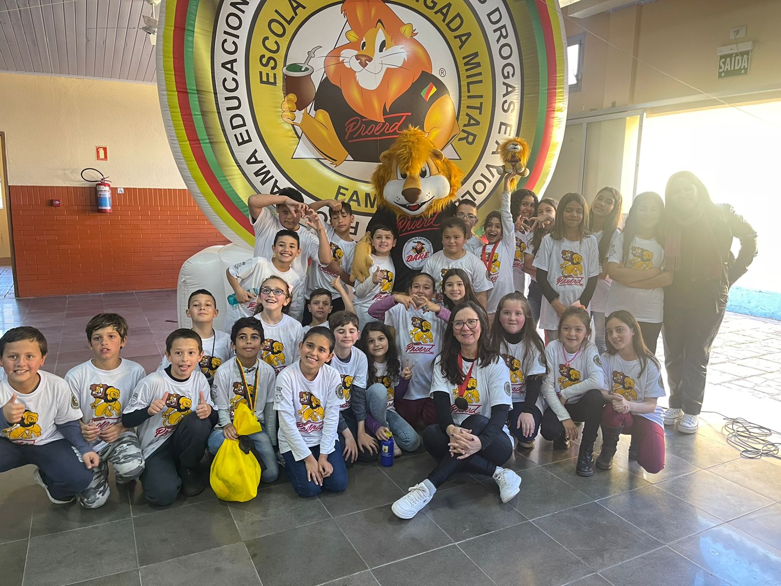 PROERD realiza formação dos alunos da rede pública de Tramandaí