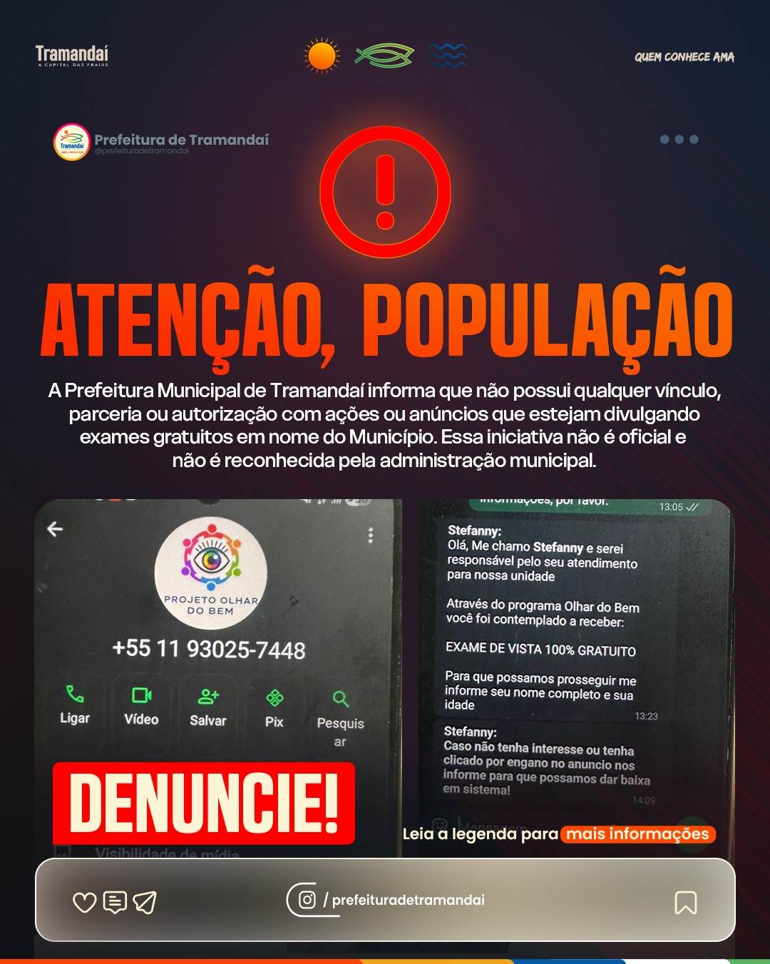 ATENÇÃO, POPULAÇÃO!