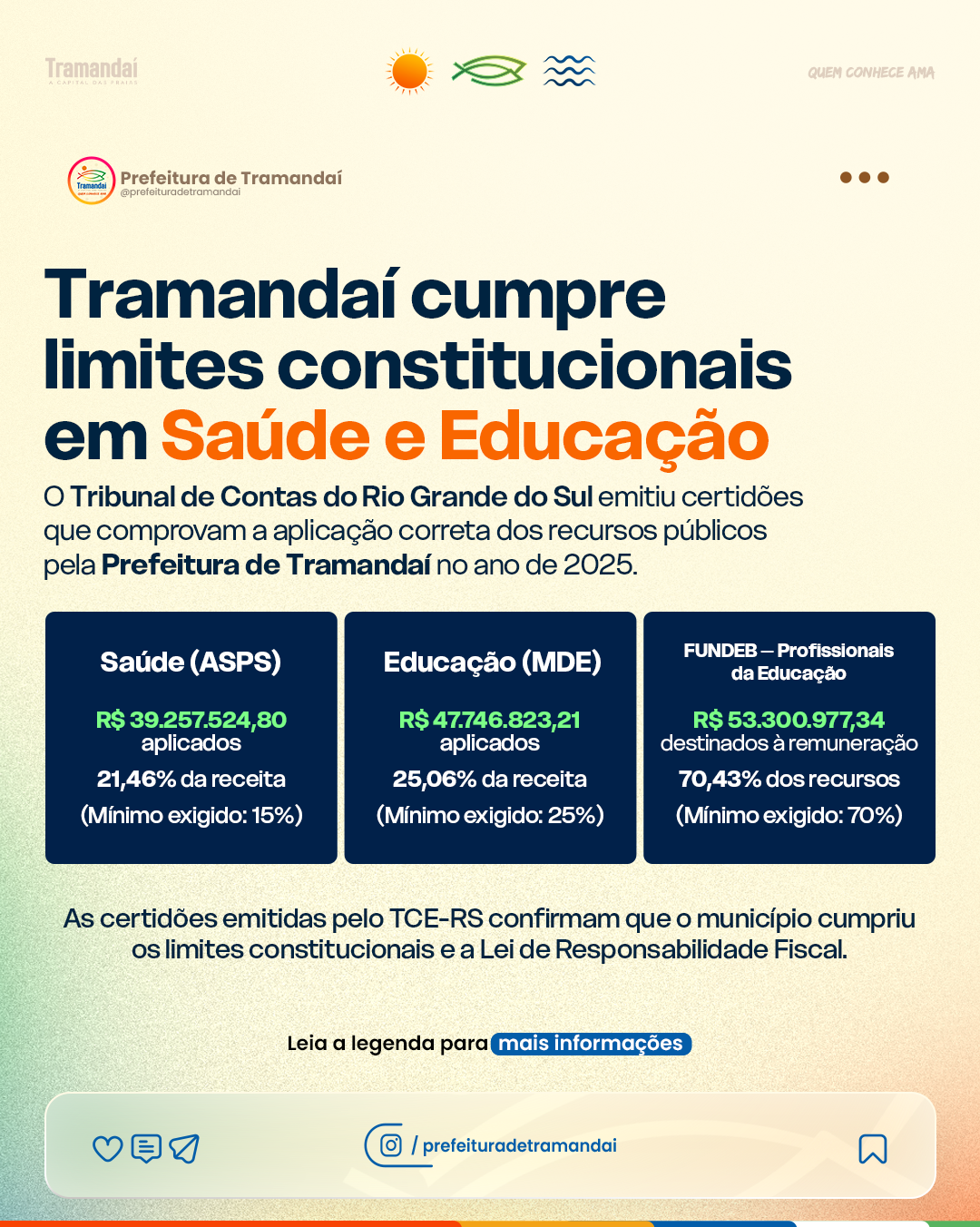 Estas  certidões demonstram que o município vem trabalhando com responsabilidade e equilíbrio fiscal. 