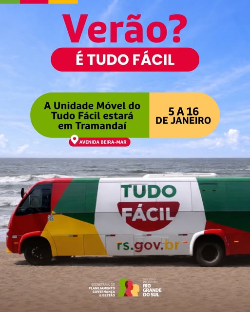 TUDO FÁCIL EM TRAMANDAÍ NESTE VERÃO!