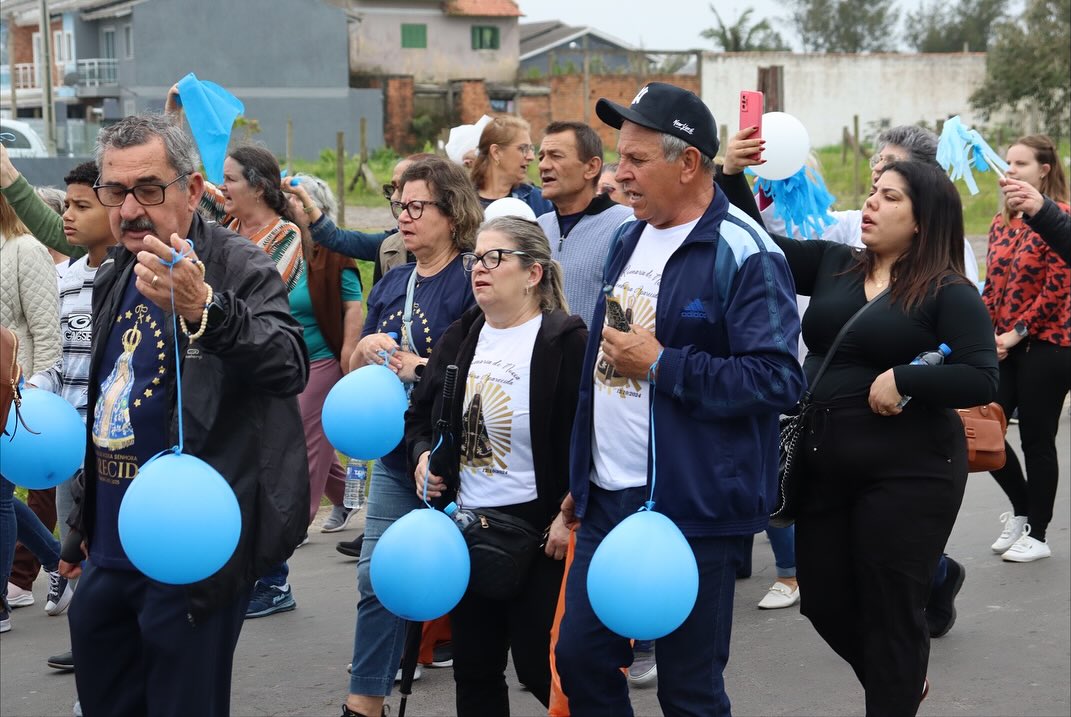 FÉ E DEVOÇÃO MARCAM A 2ª ROMARIA DE NOSSA SENHORA APARECIDA EM TRAMANDAÍ 